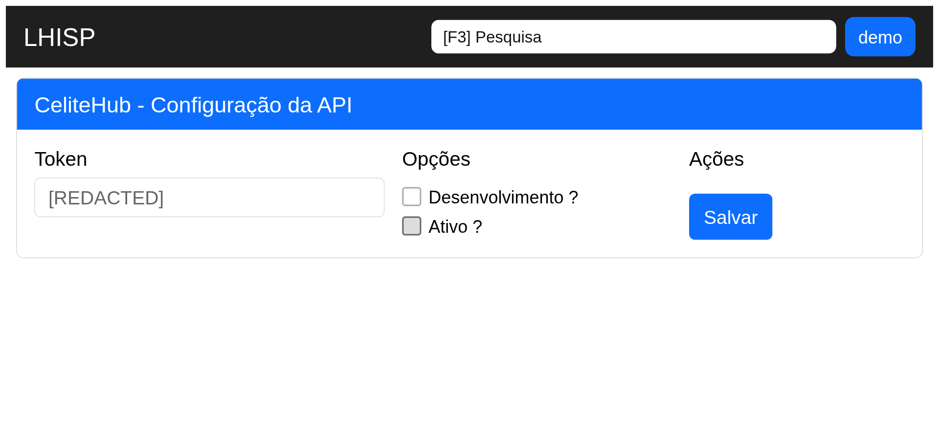 CeliteHub no demo